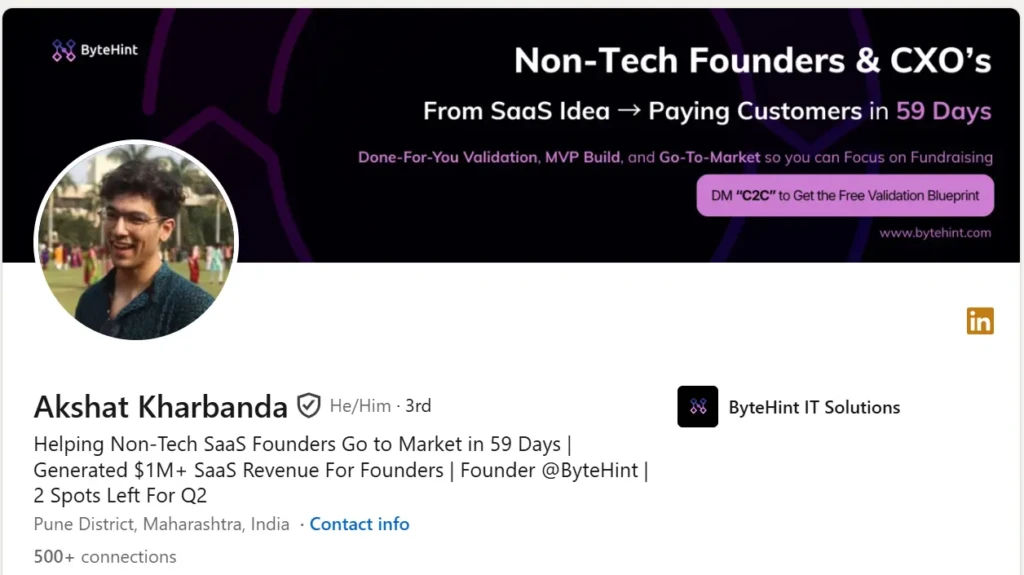 Akshat Kharbanda Funnel Bult