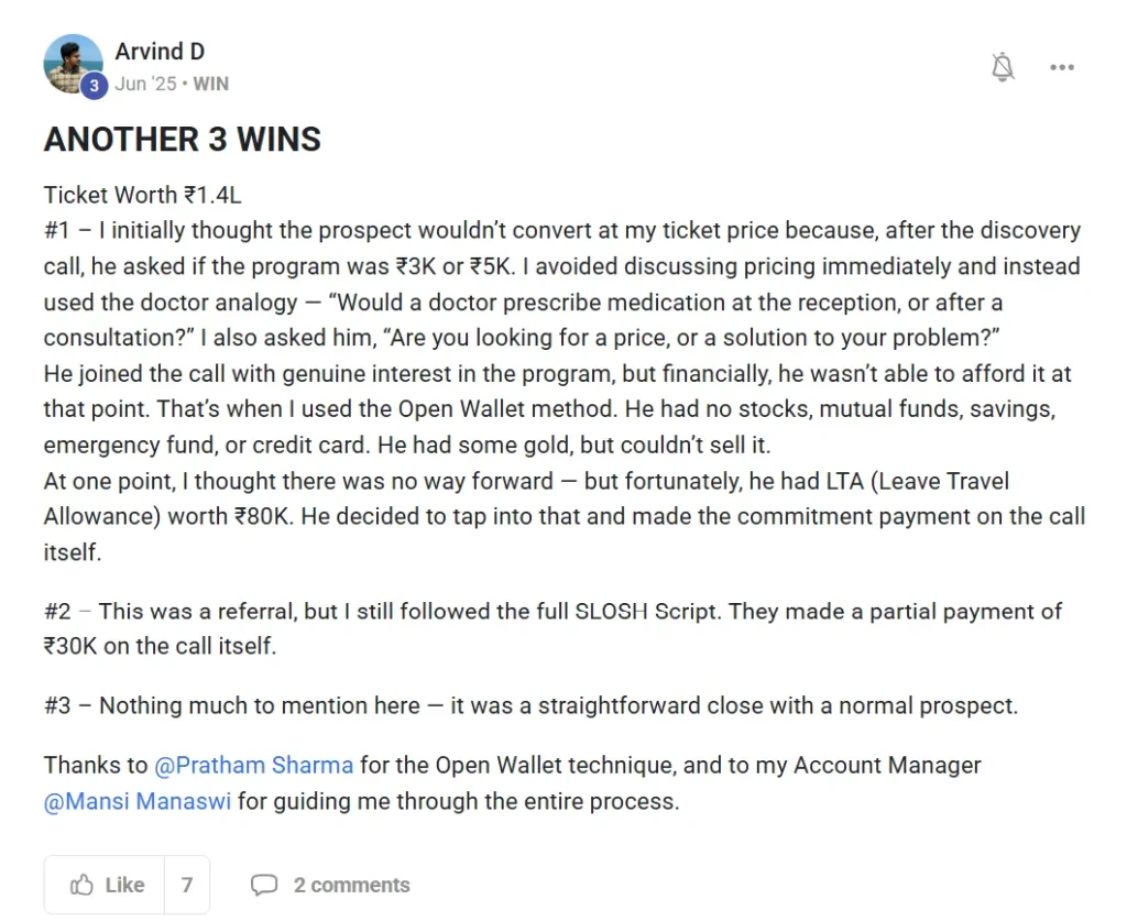Arvind D proof skool