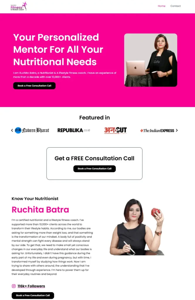 Ruchita Batra Funnel Built