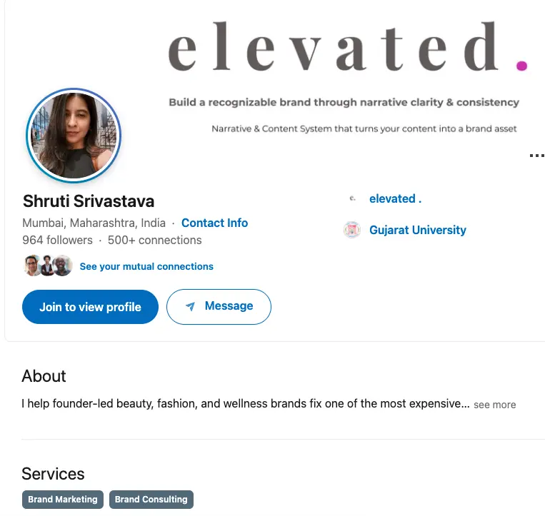 Shruti Srivastava Funnel